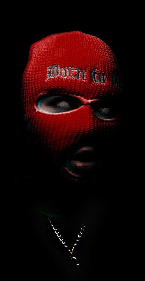 Red Evil Ski Mask Gangsta