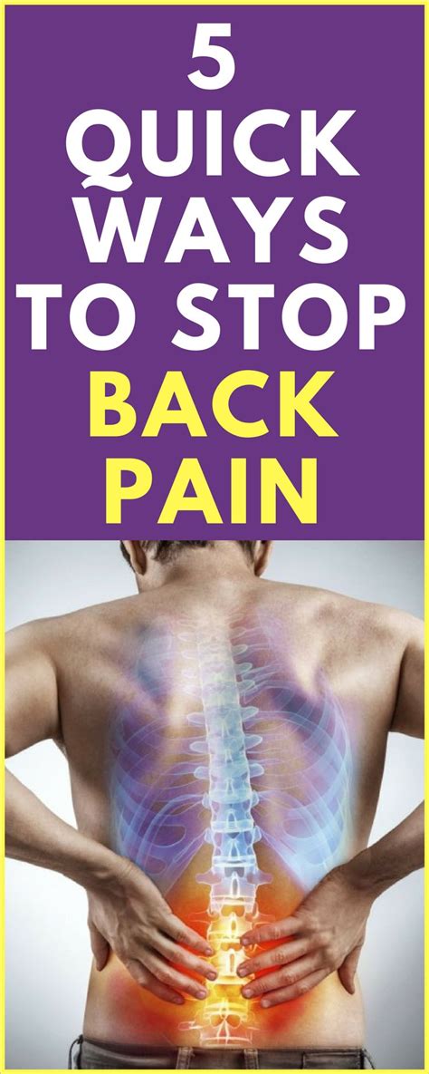 Pin On Back Pain Treatment Exercises And Remedies