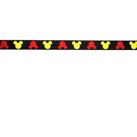 1 Grosgrain Mickey Mouse Ribbon By Disney®