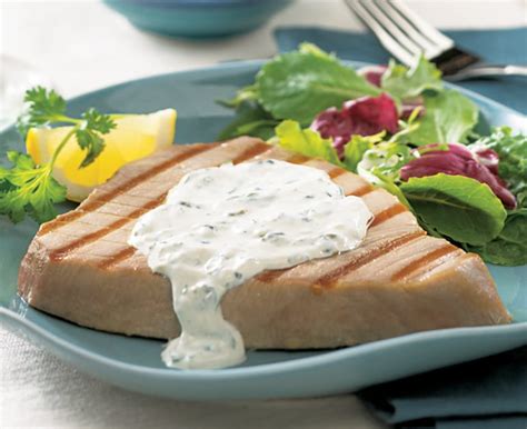 Maybe you would like to learn more about one of these? Grilled Tuna with Cilantro Cream Sauce - Daisy Brand ...