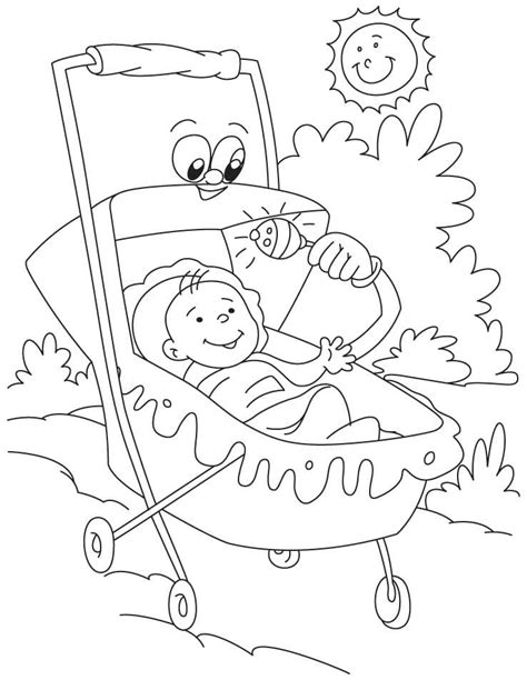 Stroller Coloring Pages Free Printable Coloring Pages For Kids