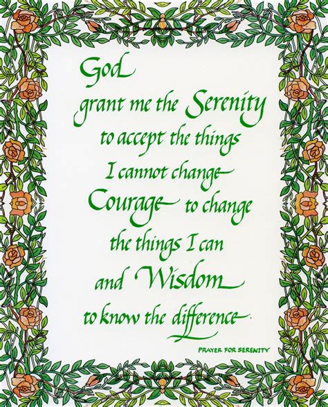 Serenity Prayer 2 Catholic Picture Print Etsy