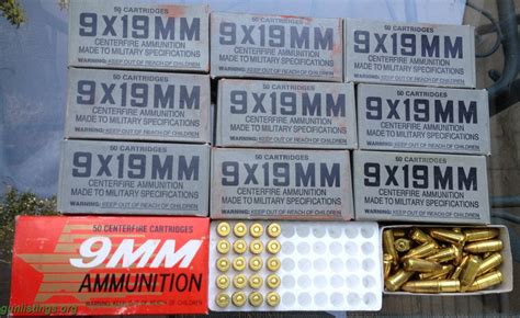 Ammo 550 Rounds 9mm Norinco Centerfire Ammo Excellent