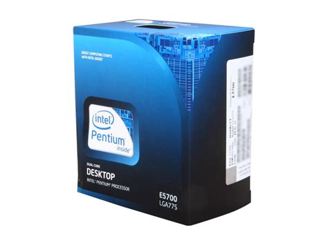 Intel Pentium E5700 Pentium Wolfdale Dual Core 30 Ghz Lga 775 65w