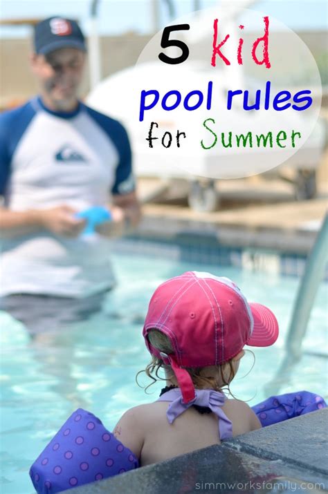 5 Kid Pool Rules For Summer