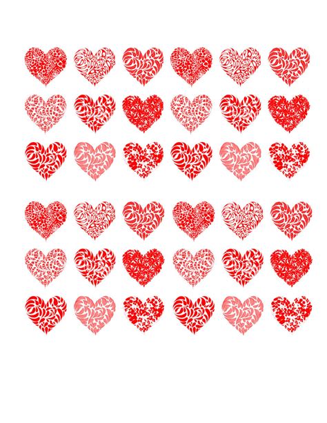 40 Printable Heart Templates And 15 Usage Examples