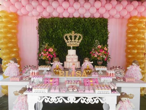 Tema Realeza 1 Ano Feminino