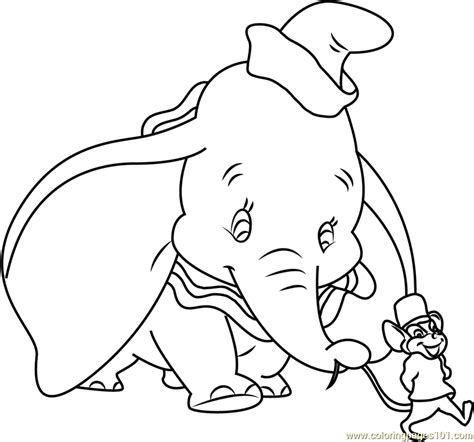 When autocomplete results are available use up and down arrows to review and enter to select. Dumbo Going with Mouse Coloring Page - Free Dumbo Coloring ...