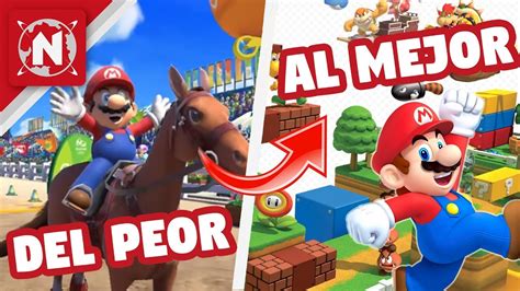 Del Peor Al Mejor Juegos De Mario En 3ds Youtube