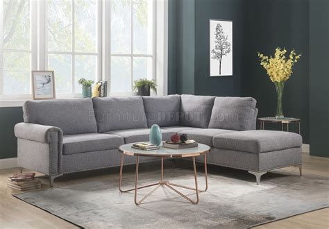 Browse our selection of modular sectional sofas, which allow you to customize your sectional the great thing about modular sectional sofas is that you can create your own combination, so you get. Melvyn Sectional Sofa 52755 in Gray Fabric by Acme w/Options