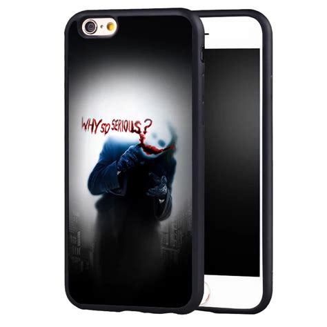 Awesome Marvel Batman Joker Case Cover For Iphone 7 7plus 6 6splus 5 5s