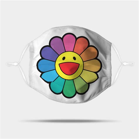 It seems so simple and typical almost but there's just murakami flower nail art design. TAKASHI MURAKAMI FLOWER RAINBOW - Takashi Murakami Flower Rainbow - Mask | TeePublic
