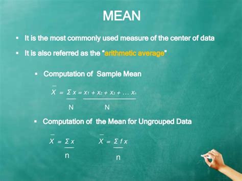 The three most common measures typically used for this: Mean, Median, Mode: Measures of Central Tendency
