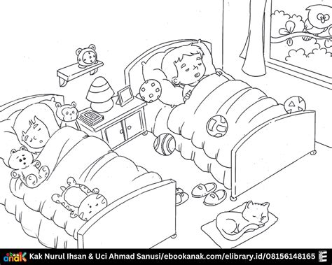 Pintar Berdoa dan Mewarnai: Doa Sebelum Tidur | Ebook Anak - Ebook Anak