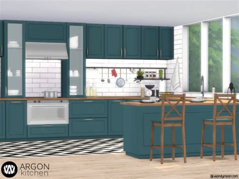 Karolina, 1997, live in gr, born in pl. The Sims Resource: Argon Kitchen by wondymoon • Sims 4 ...