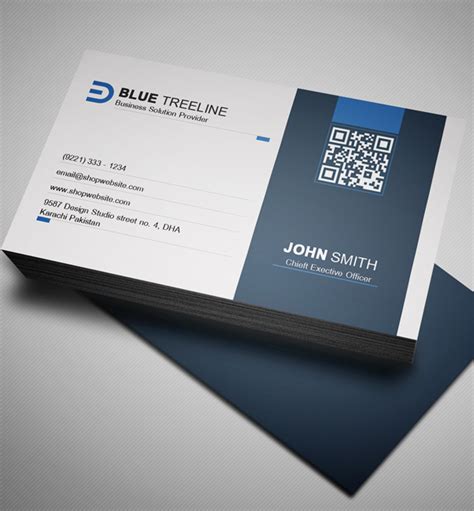 Free Modern Business Card Psd Template Graphic Design Junction