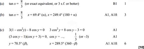 A Level Edexcel Maths Questions Trigonometric Identities Revisely