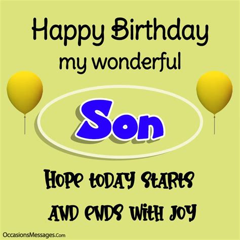 Top 200 Birthday Wishes For Son Happy Birthday Son