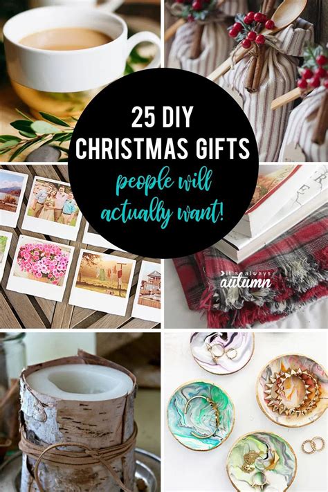 25 Amazing DIY Christmas Gifts People Actually Want!  Homemade