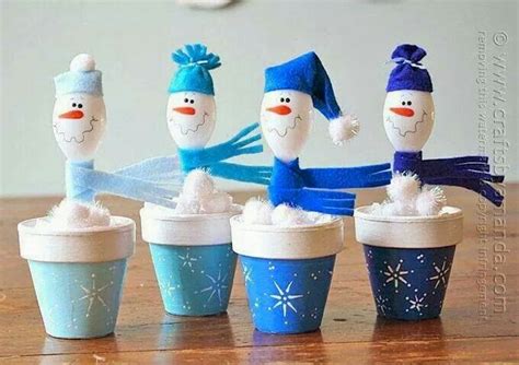 Plastic Spoon Snowmen Plastic Spoon Crafts Christmas Projects Diy