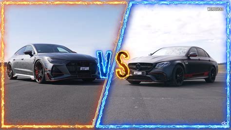 Abt Rs7 R And 829 Hp Amg E 63 Drag And Roll Races Brutally Settle A