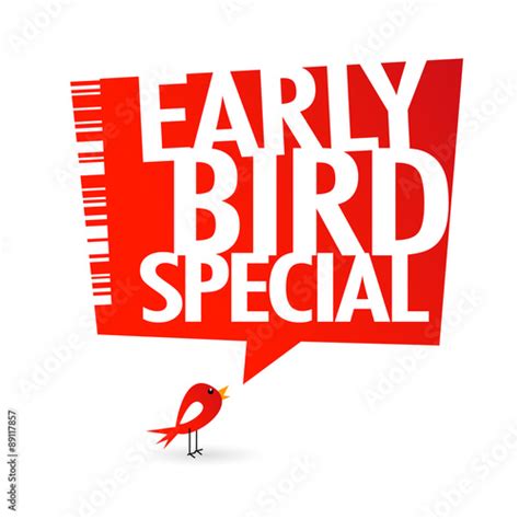 Early Bird Special Stock Image And Royalty Free Vector Files On