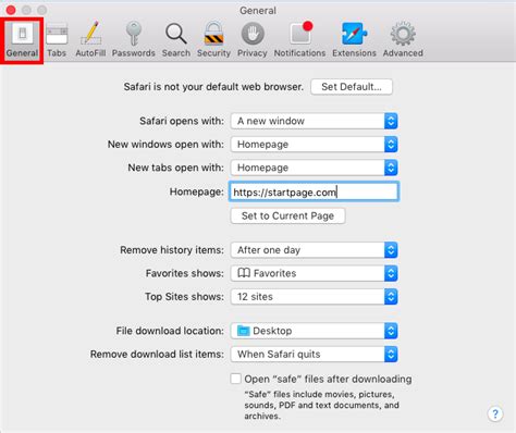 Make Startpage Your Homepage In Safari Startpage Support
