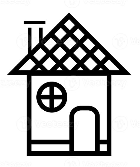 Black And White House Icon Png With Transparent Background 11658626 Png
