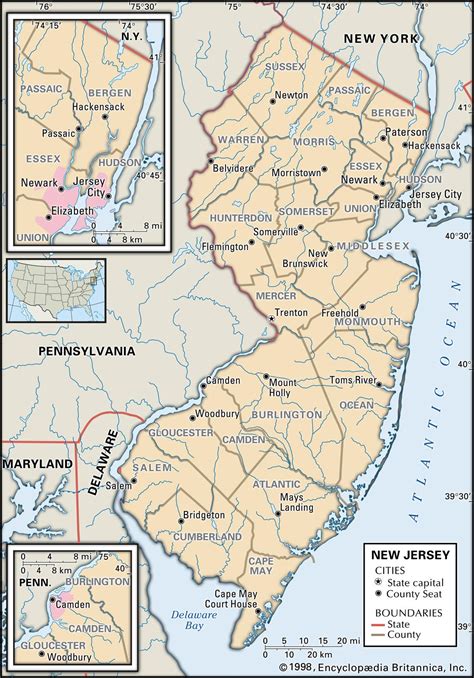 Maybe you would like to learn more about one of these? State and County Maps of New Jersey
