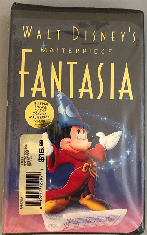 Walt Disney Masterpiece Fantasia Vhs Naturefoundations Com