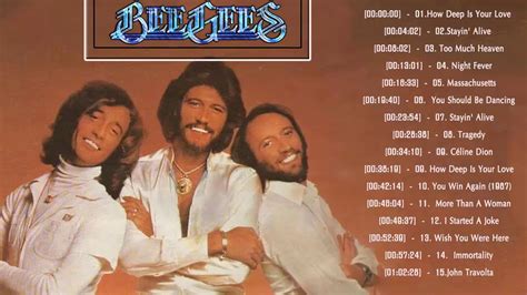 Top Best Songs Of Bee Gees Bee Gees Greatest Hits Youtube Bee