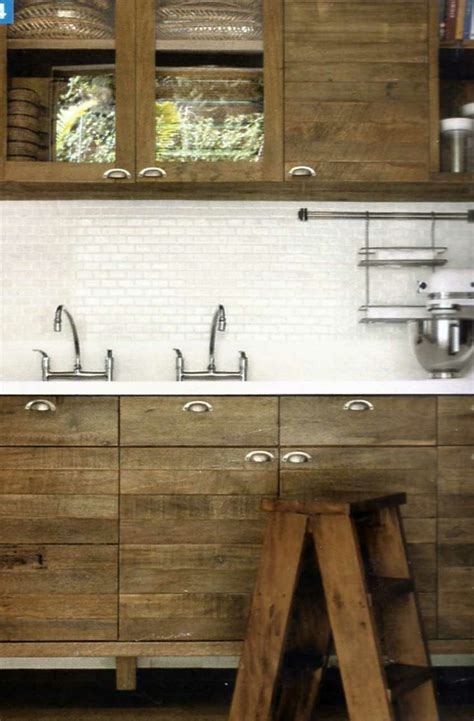 10 Raw Wood Kitchen Cabinets