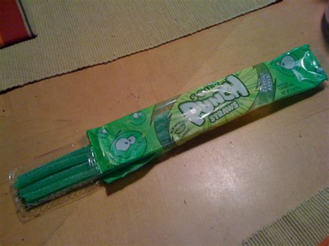 Hacking Food Sour Patch Straws Green Apple