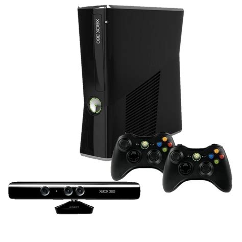 Console Xbox 360 Slim 500gb Com 1 Controles E Kinect Usado Meu Game