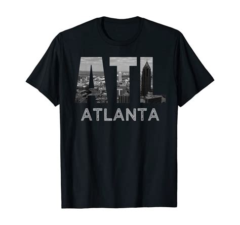 City Of Atlanta Georgia Skyline Cityscape Atl T Shirt T