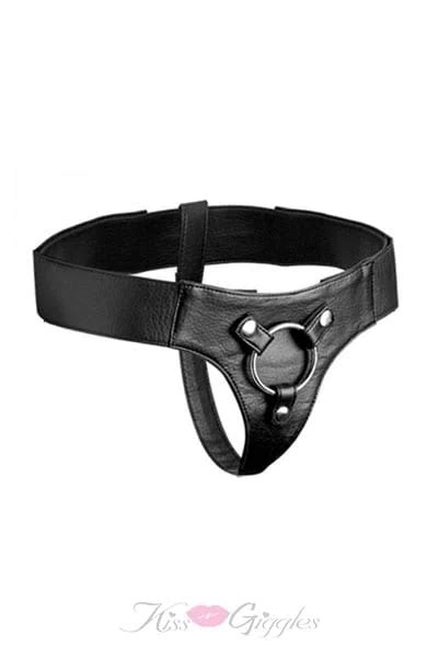 Domina Adjustable Wide Band Strap On Harness