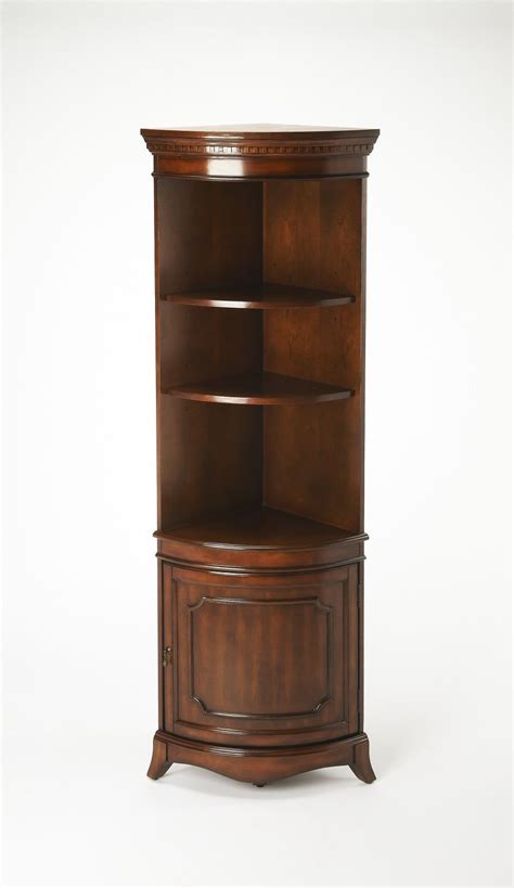 This Built To Last Traditional Cherry Corner Cabinet Makes A Lovely