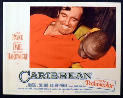 Caribbean 1952 John Payne Woody Strode Lobby Card Ebay