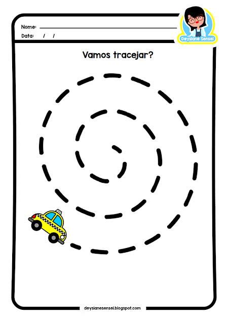 DeysianeSensei Atividades Para Baixar Atividade De Tracejado Para