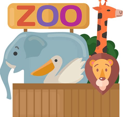 Clipart Of Zoo