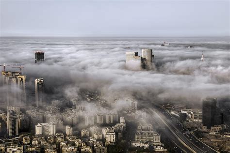 City Skyscrapers Above The Clouds Photograph By Ron Shoshani