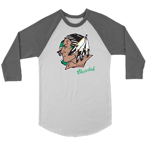 Fighting Sioux 34 Raglan Shirt Fighting Sioux Forever