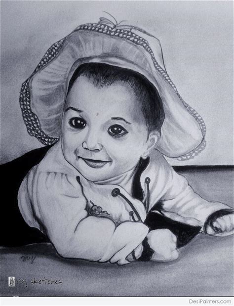 Baby Pic Pencil Baby Drawings Sketches And Pencil Portraits Of