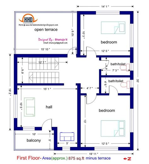 Best value two storey floor plan the cube plan has a striking modern appearance. House Plans Indian Style, source:home-designing.com ...