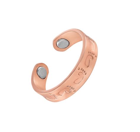 2 Copper Adjustable Magnetic Therapy Rings Pathways