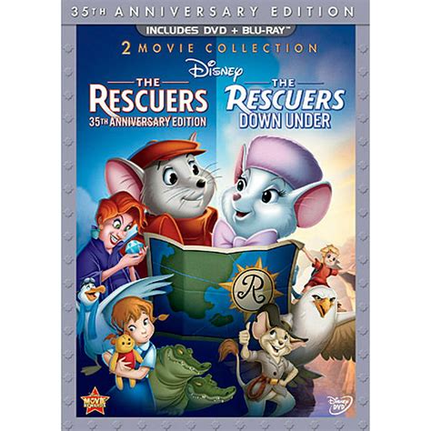 The Rescuers And The Rescuers Down Under 35th Anniversary Edition