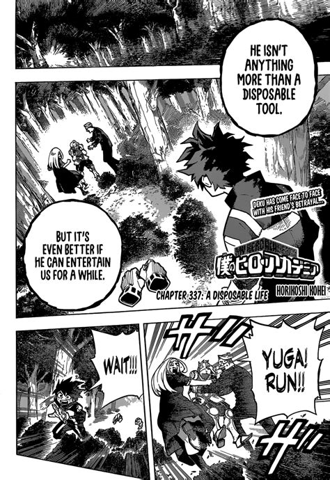 My Hero Academia Manga Chapter 337 Manga Online