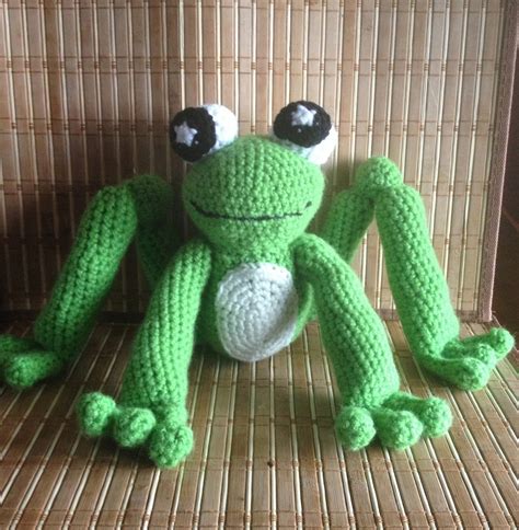 It had to have that simple blob body, but still maintain the… Free Crochet Connection: Handsome Frog Plush Toy Pattern