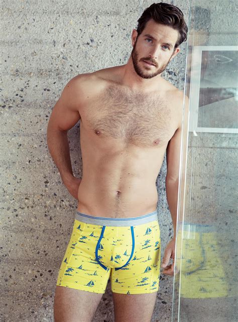 JUSTICE JOSLIN POSES FOR SIMONS UNDERWEAR LOOKBOOK MALE MODELS OF THE