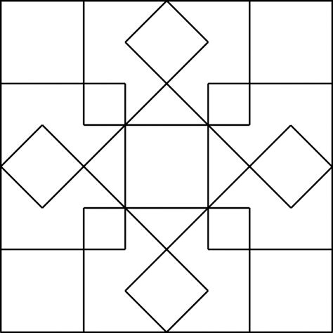 Geometric Block Pattern 97 Clipart Etc